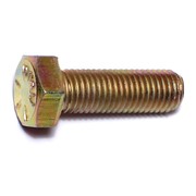 MIDWEST FASTENER Grade 8, 5/16"-24 Hex Head Cap Screw, Zinc Yellow Steel, 1 in L, 10 PK 62962